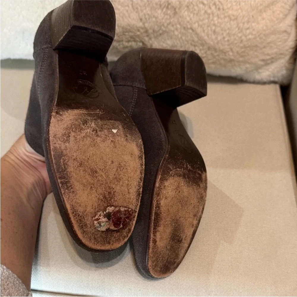 H by Halston Gray Ankle Booties